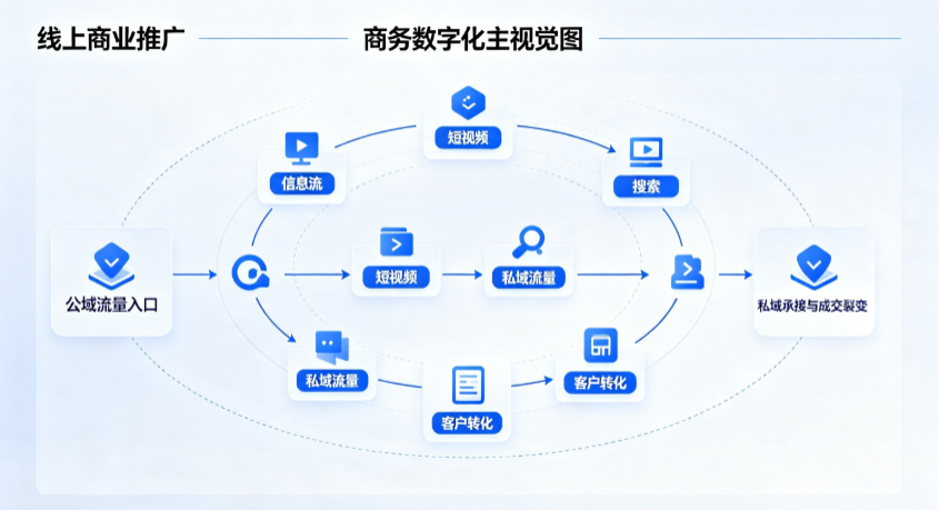张北县线上商业推广怎么做？全域流量闭环搭建与低成本转化实战指南